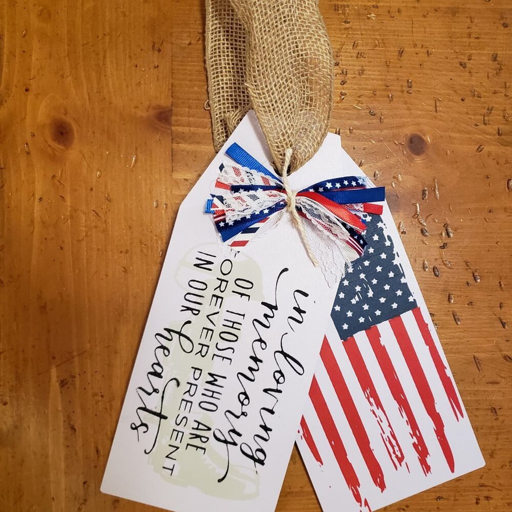 11X4 ~ DOOR TAGS, Wall Hangings ~ IN LOVING MEMORY